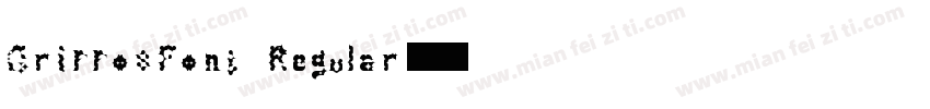 GriffosFont Regular字体转换
